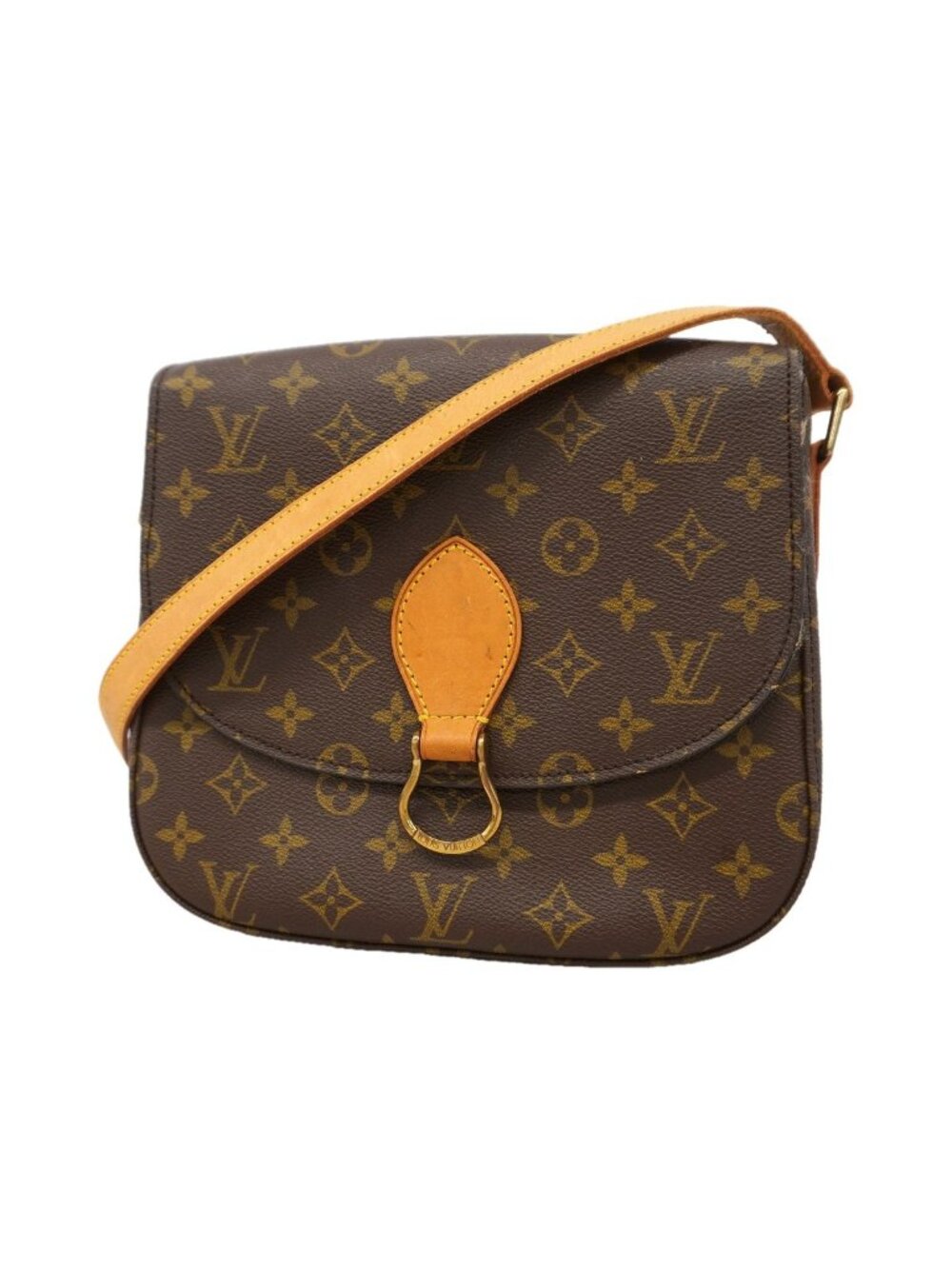Louis Vuitton Shoulder Bag Monogram Saint-cloud GM Brown